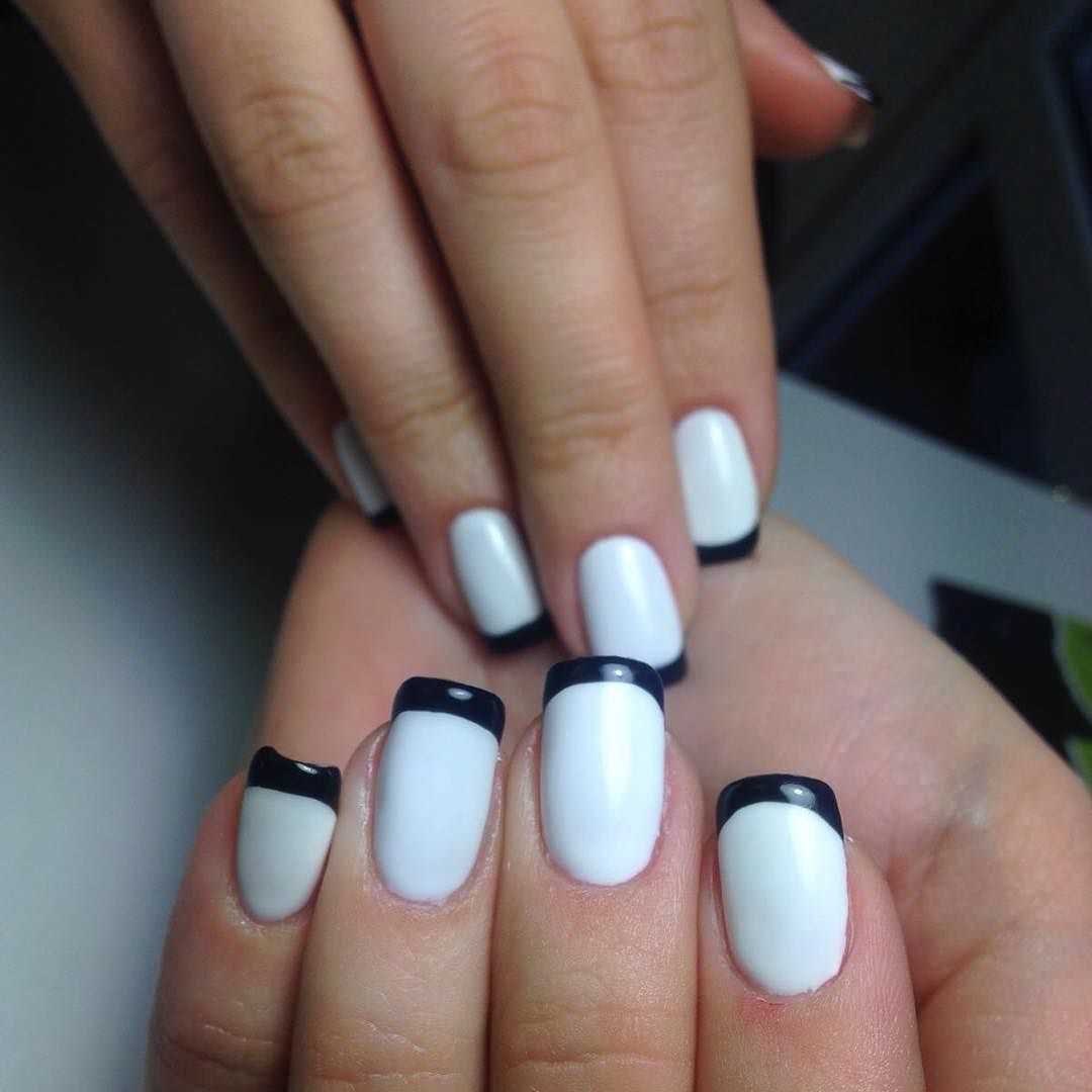 Необходимые инструменты для черно-белого маникюра дома