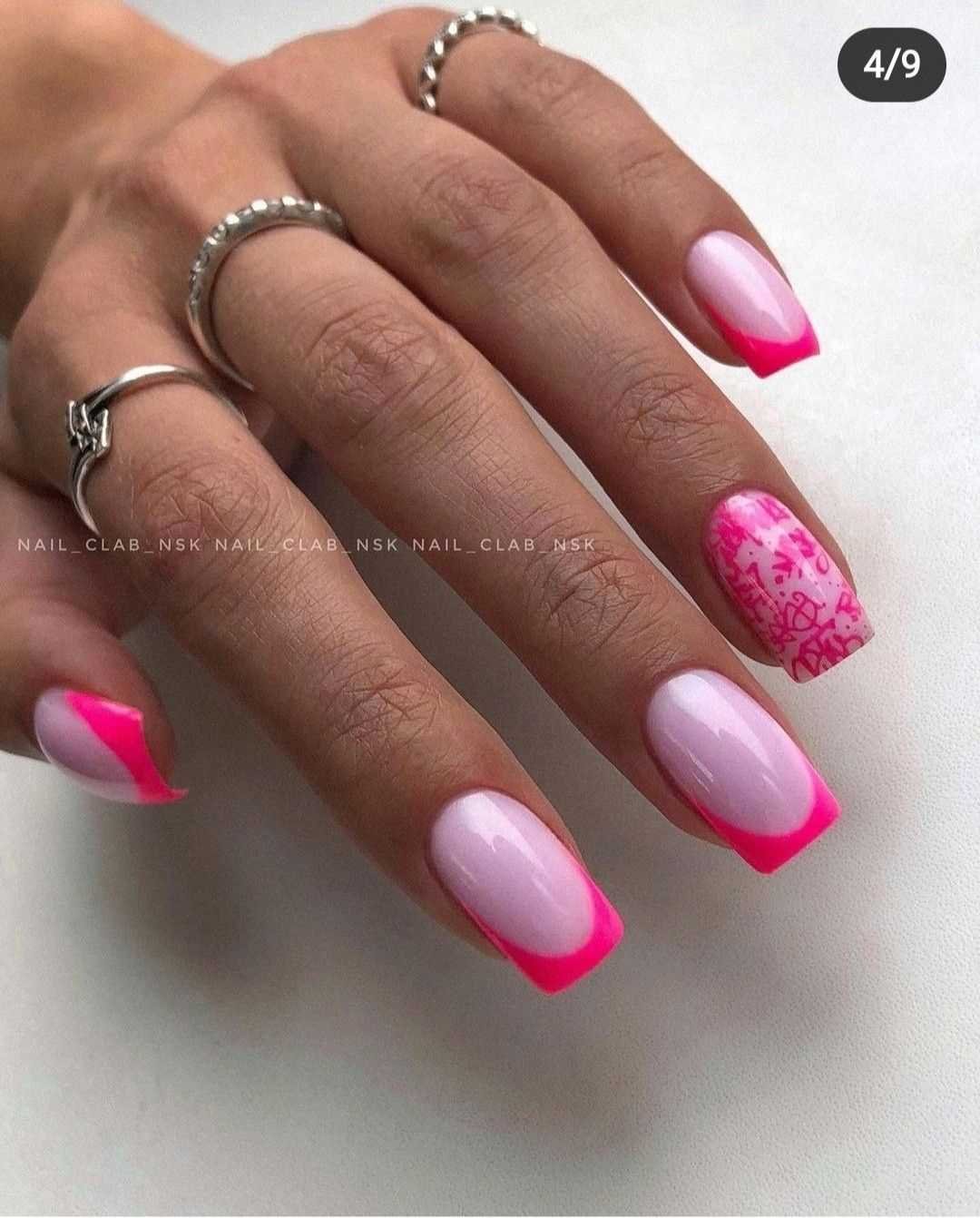 Как выбрать оттенок для малинового френча под стиль