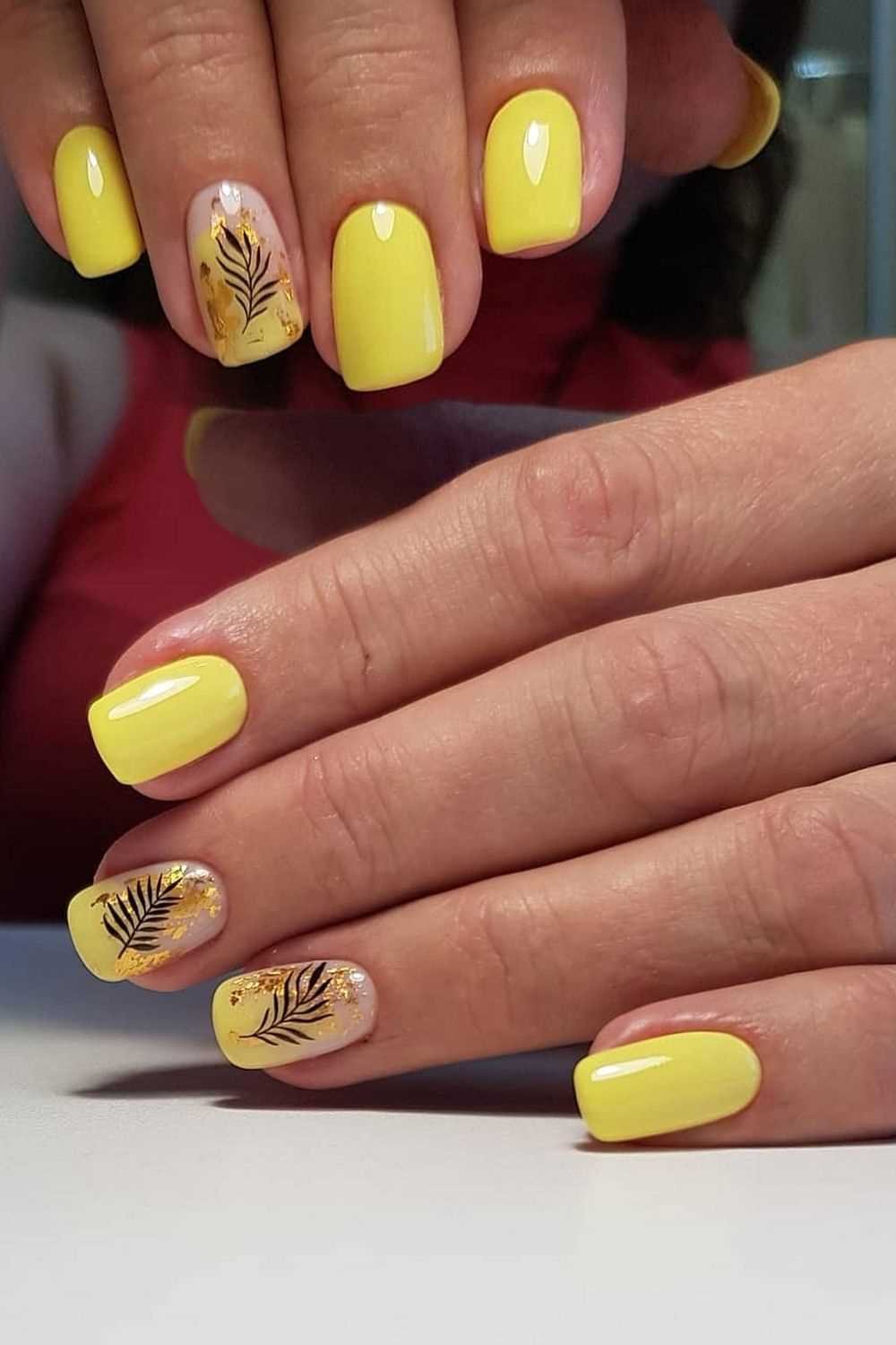 Где в Ташкенте сделать маникюр с желтым цветом