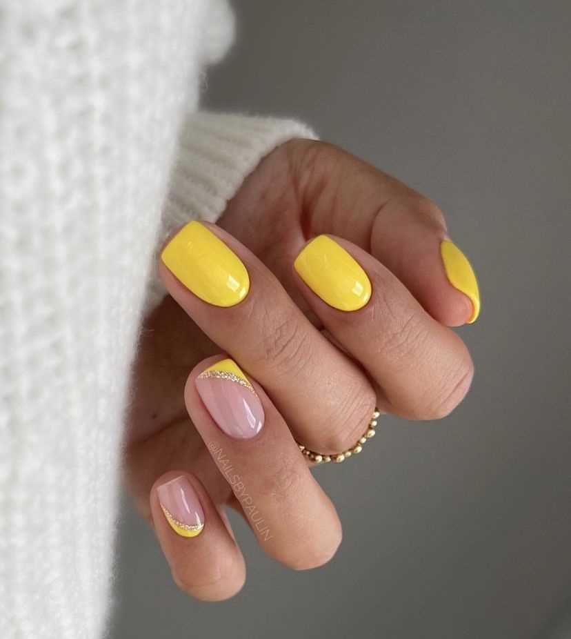 Тренды желтого маникюра в салонах Ташкента